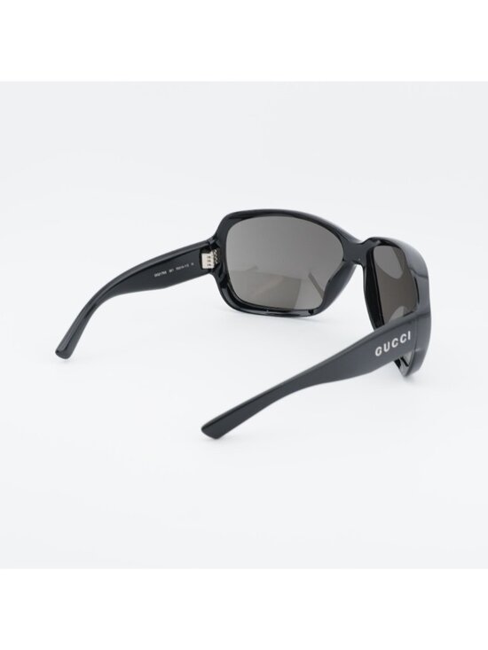 Gucci GG2176S 001Sunglasses Black Square Frame, Grey Lenses main image 6